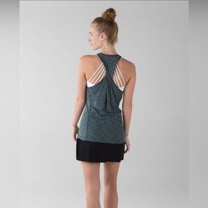 Lululemon &go Everywhere Tank Heathered Dark Fuel Size 10